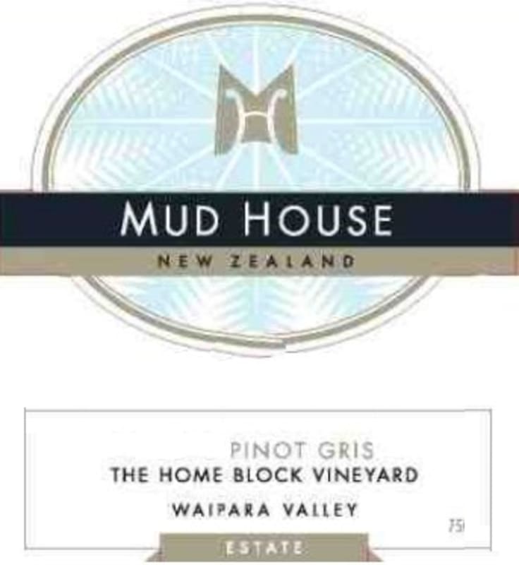 Mud House Home Block Vineyard Pinot Gris 2011 Front Label