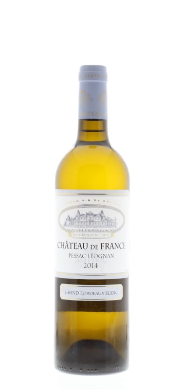 Chateau de France Blanc 2014 Front Bottle Shot