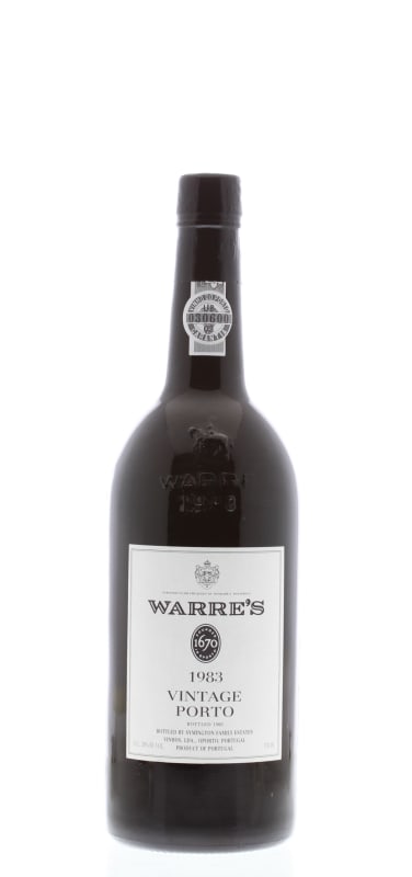 Warre's Vintage Port 1983 Front Bottle Shot