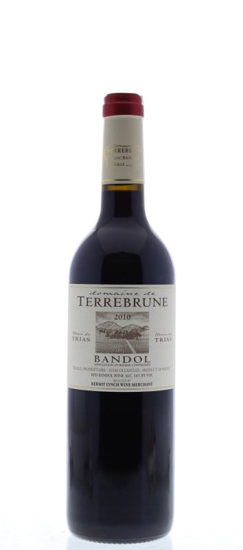 Domaine de Terrebrune Bandol Rouge 2010 Front Bottle Shot