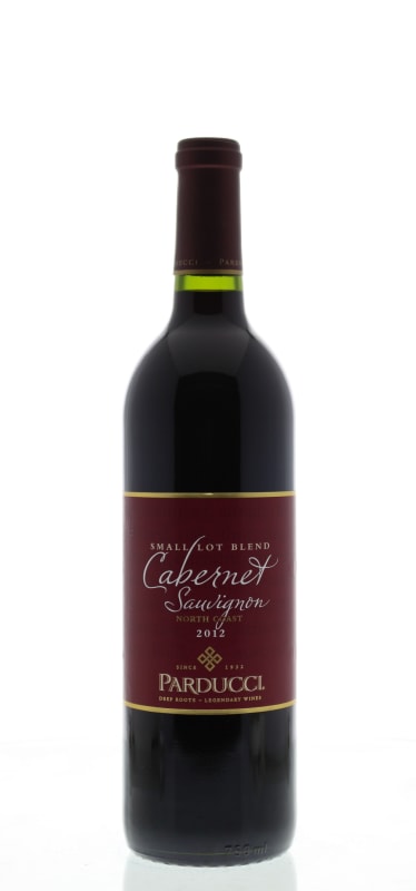 Parducci Small Lot Cabernet Sauvignon 2012 Front Bottle Shot