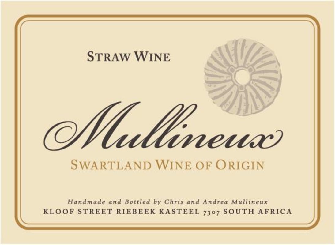Mullineux Family Wines Straw Wine 2015 Front Label