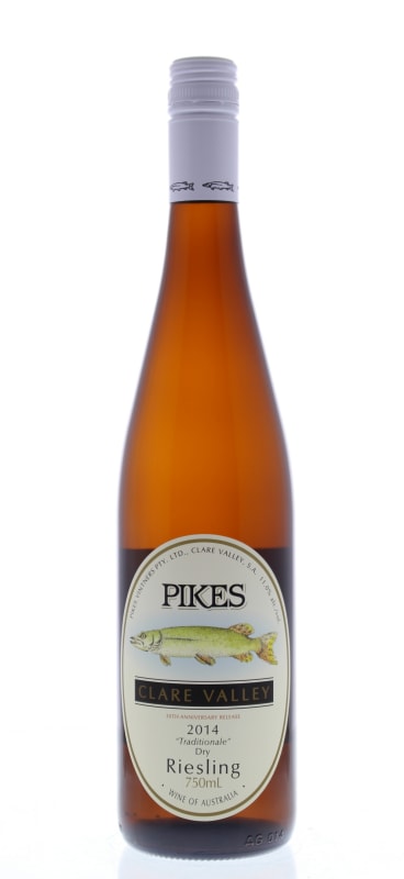 Pikes Traditionale Riesling 2014 Front Bottle Shot