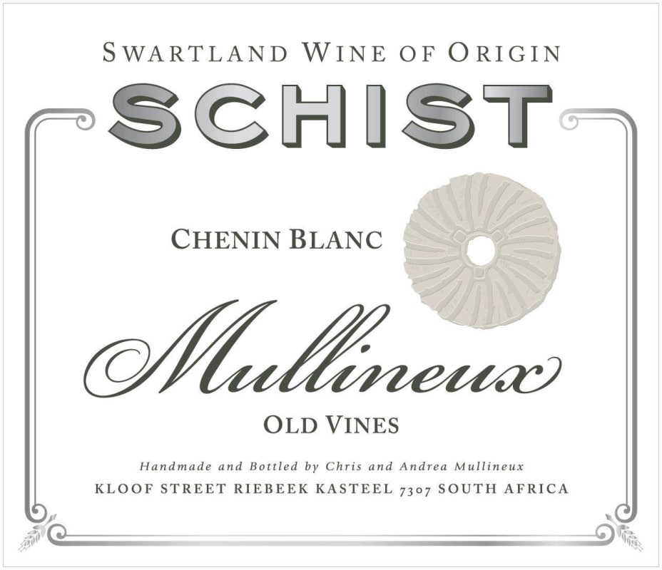 Mullineux Family Wines Schist Old Vines Chenin Blanc 2013 Front Label