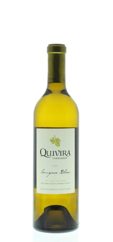 Quivira Fig Tree Sauvignon Blanc 2014 Front Bottle Shot