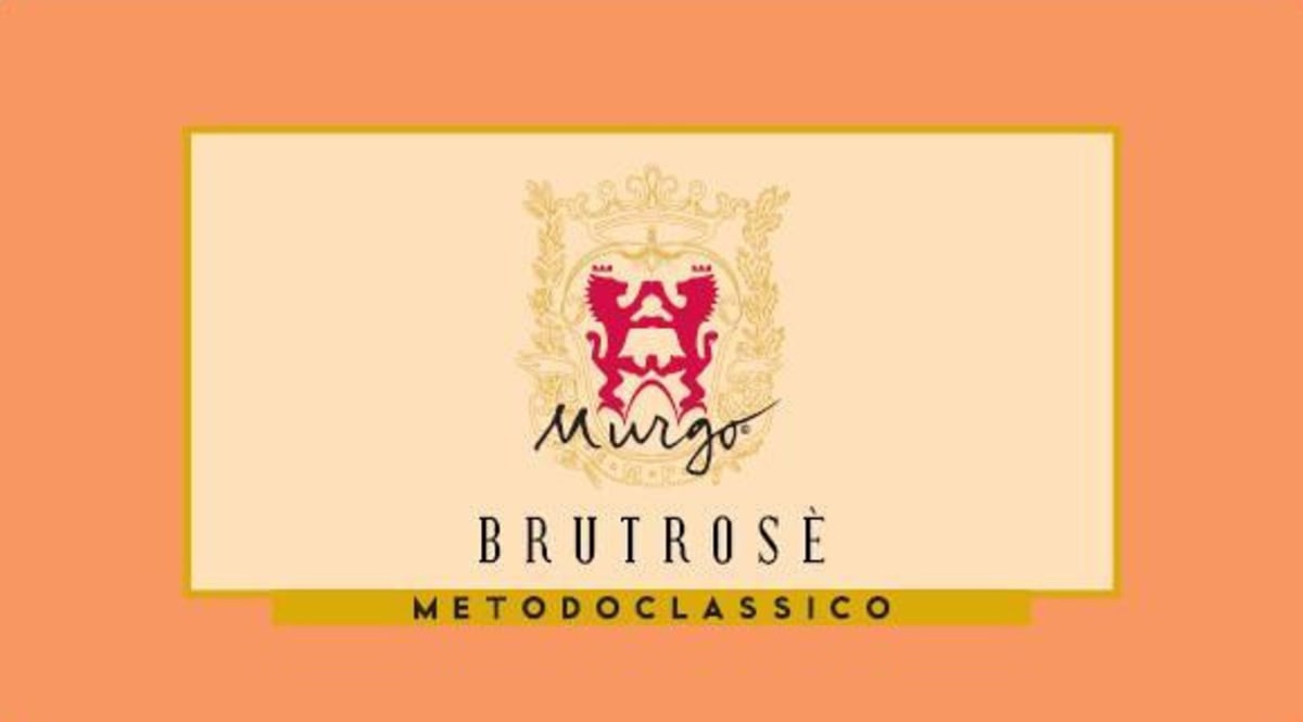 Murgo Spumante Metodo Classico Brut Rose 2012 Front Label