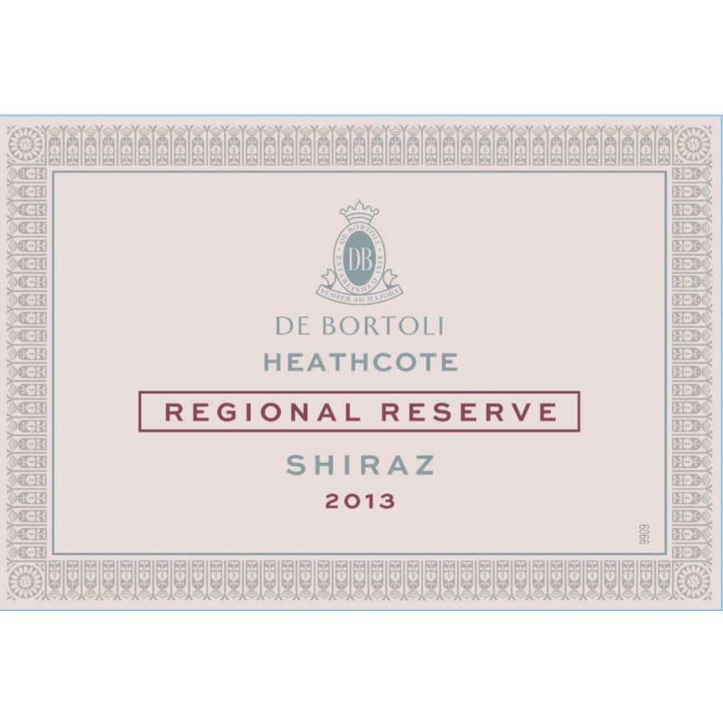 De Bortoli Regional Reserve Shiraz 2014 Front Label