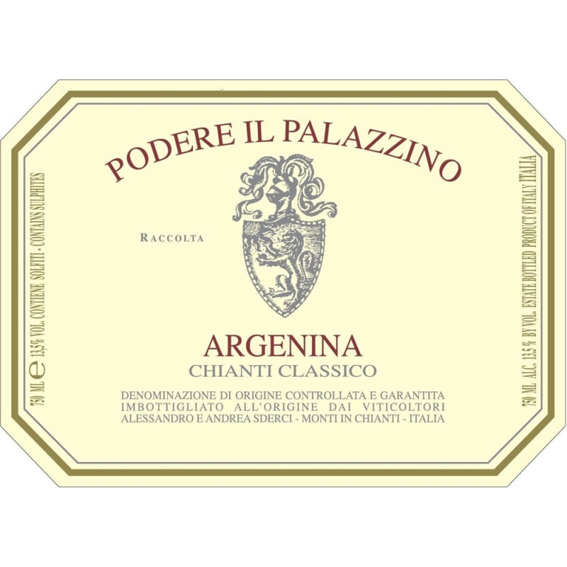 Podere Il Palazzino Chianti Classico Argenina 2010 Front Label