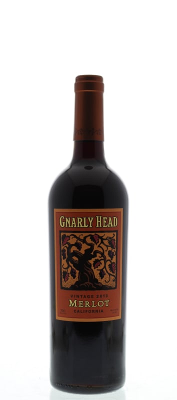 Gnarly Head Merlot 2013 Front Bottle Shot