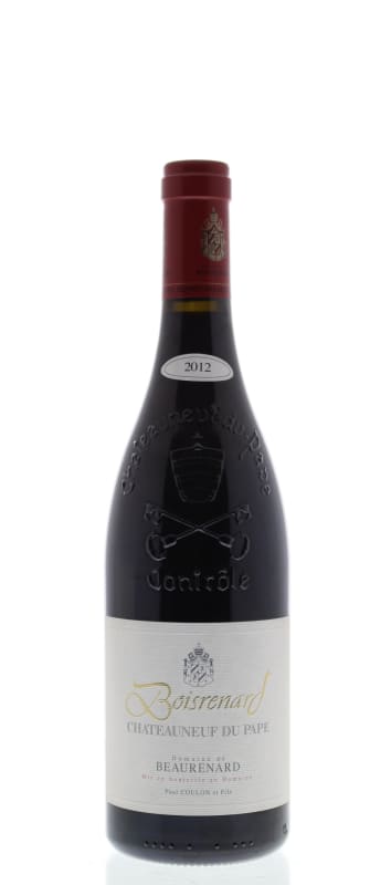 Domaine de Beaurenard Chateauneuf-du-Pape Le Boisrenard Rouge 2012 Front Bottle Shot