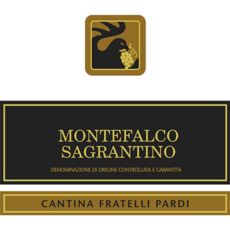 Pardi Sagrantino di Montefalco 2010 Front Label