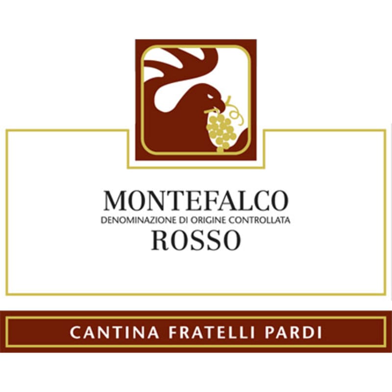 Pardi Montefalco Rosso 2012 Front Label