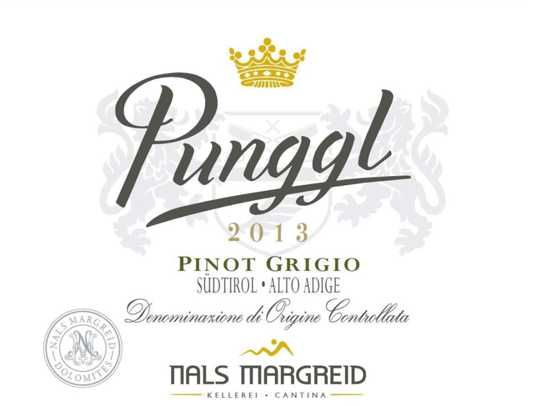 Nals Margreid Punggl Pinot Grigio 2013 Front Label