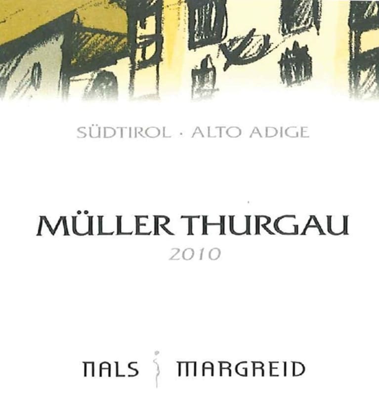 Nals Margreid Sudtirol-Alto Adige Muller Thurgau 2010 Front Label