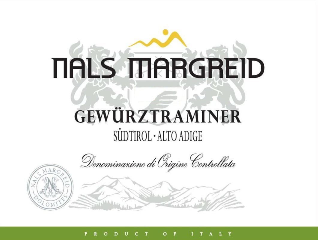 Nals Margreid Gewurztraminer 2014 Front Label