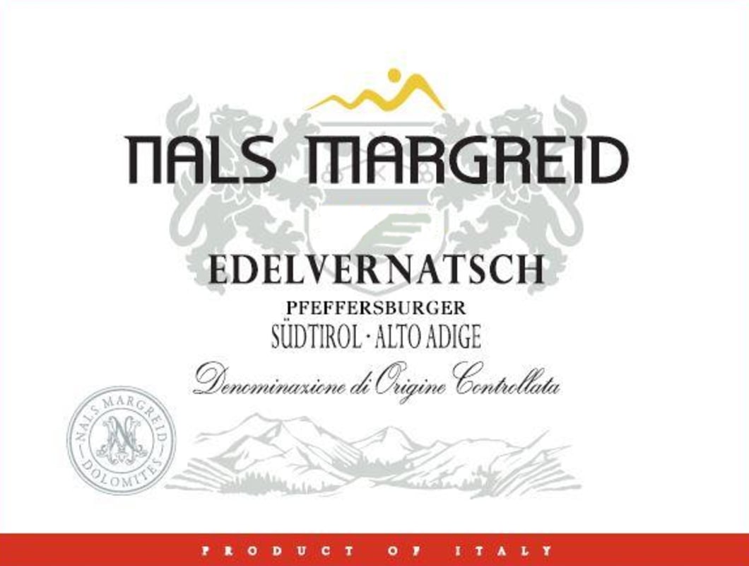 Nals Margreid Edelvernatsch 2015 Front Label