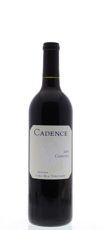 Cadence Cara Mia Vineyard Camerata 2010 Front Bottle Shot