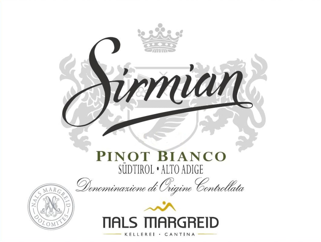 Nals Margreid Sirmian Pinot Bianco 2012 Front Label