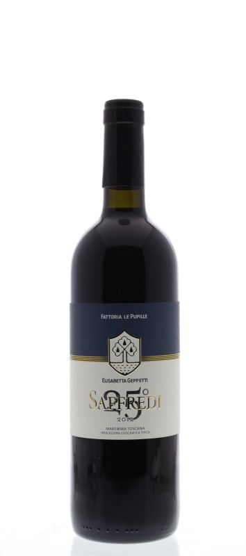 Fattoria Le Pupille Saffredi 2012 Front Bottle Shot
