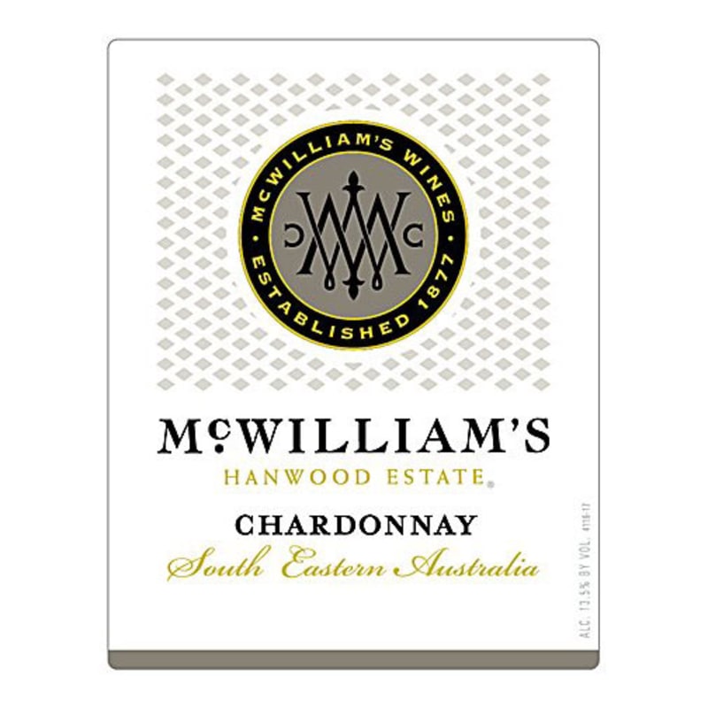 McWilliam's Hanwood Estate Chardonnay 2013 Front Label