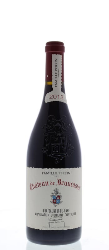 Chateau de Beaucastel Chateauneuf-du-Pape 2013 Front Bottle Shot
