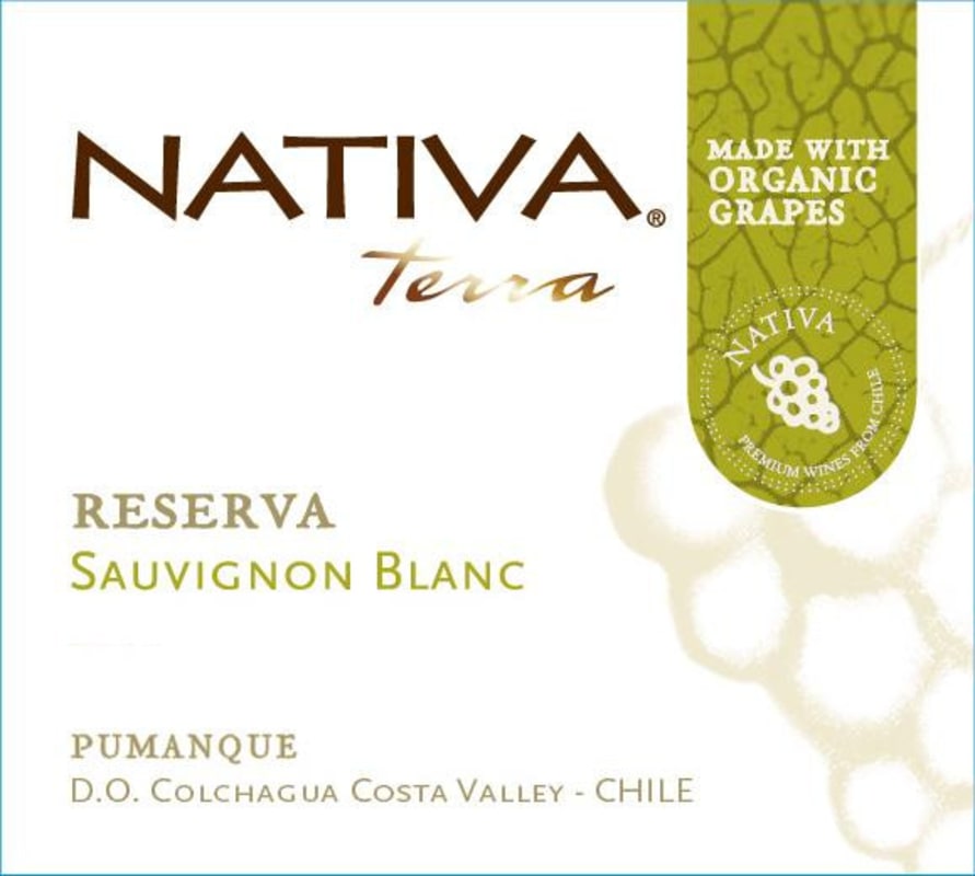 Nativa Terra Reserva Sauvignon Blanc 2016 Front Label