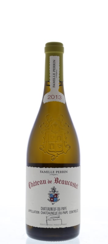 Chateau de Beaucastel Chateauneuf-du-Pape Blanc 2013 Front Bottle Shot