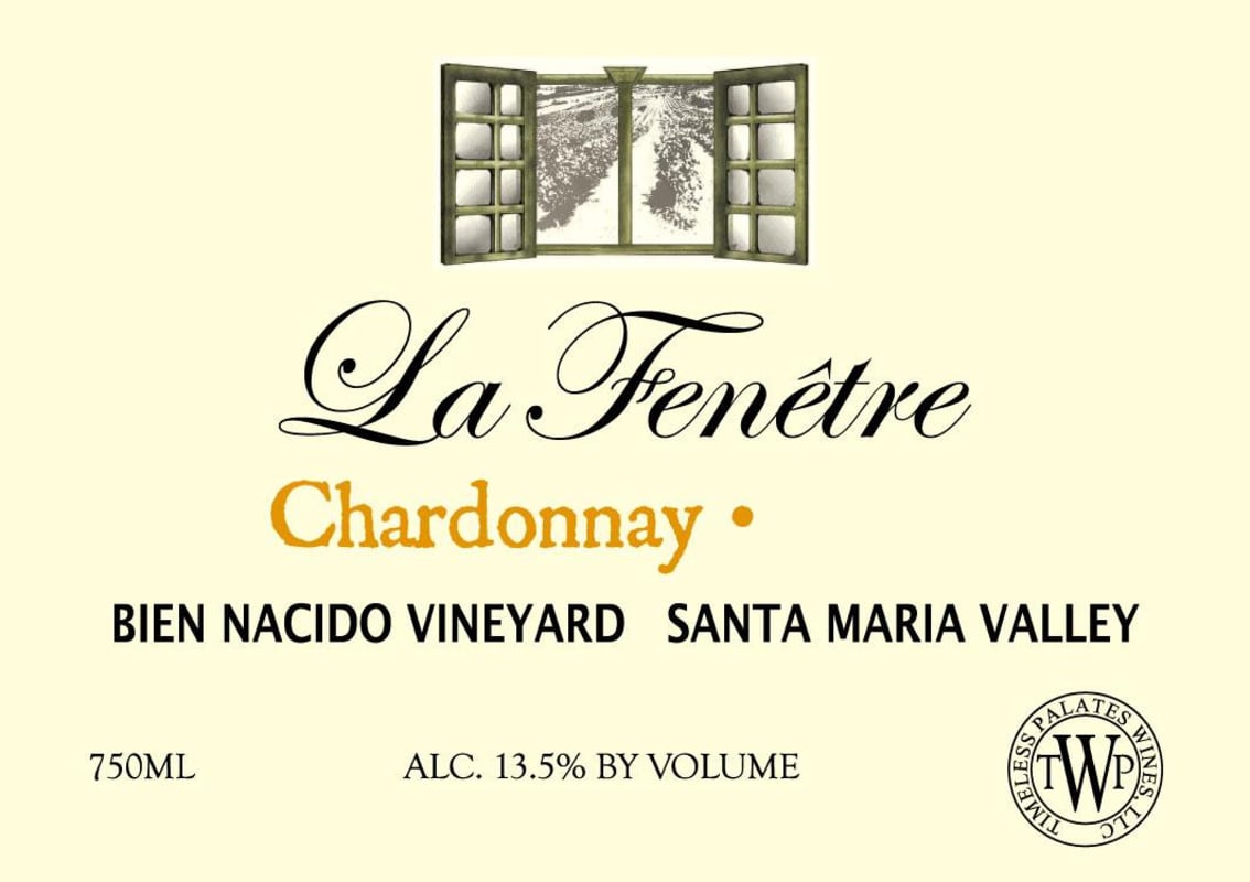 La Fenetre Bien Nacido Vineyard Chardonnay 2011 Front Label