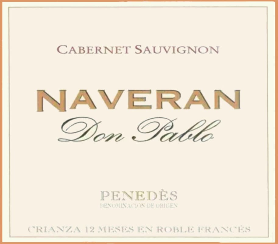 Bodegas Naveran Don Pablo Cabernet Sauvignon 2005 Front Label
