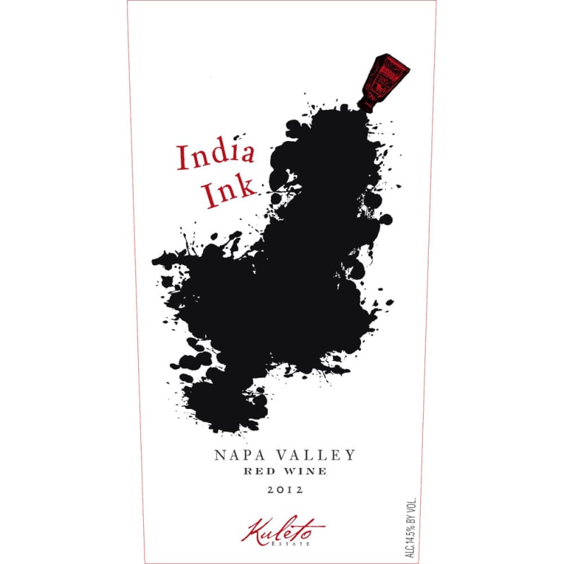 Kuleto Estate India Ink Red 2012 Front Label