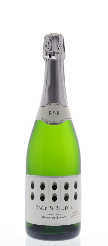 Rack & Riddle Blanc de Blancs Front Bottle Shot