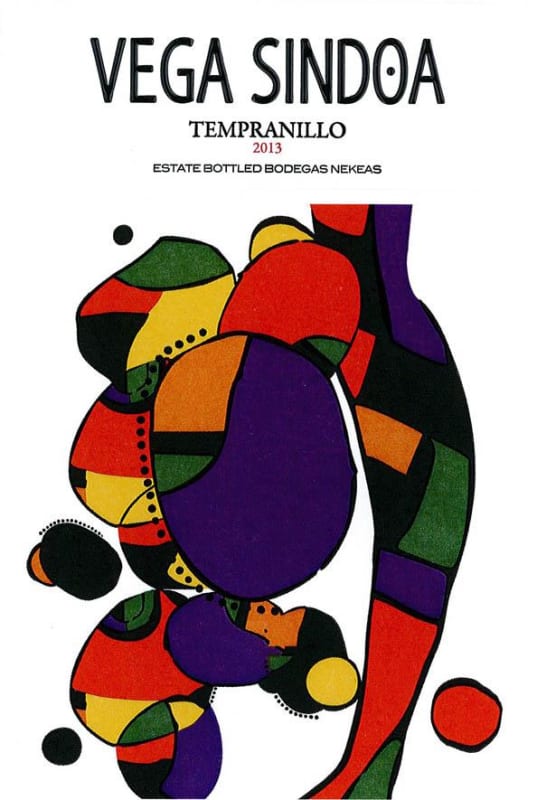 Bodegas Nekeas Vega Sindoa Tempranillo 2013 Front Label