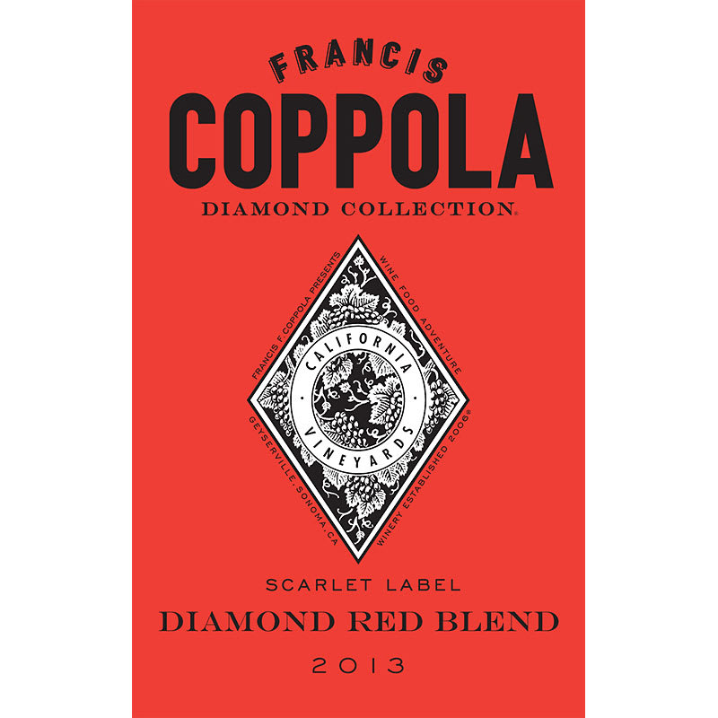 Francis Ford Coppola Diamond Collection Red Blend 2013 Front Label