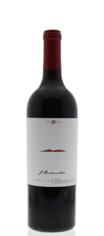 J. Bookwalter Conflict Conner-Lee Vineyard 2012 Front Bottle Shot