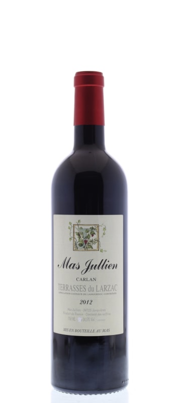 Mas Jullien Coteaux du Languedoc Cuvee Carlan 2012 Front Bottle Shot