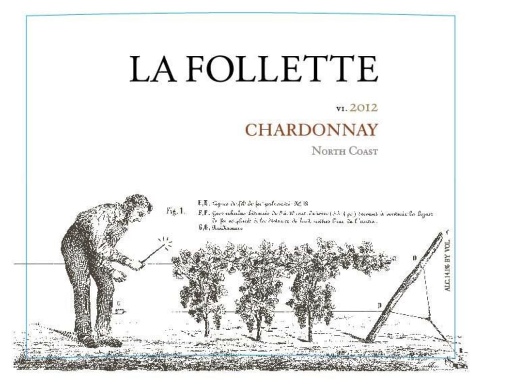 La Follette Chardonnay 2012 Front Label