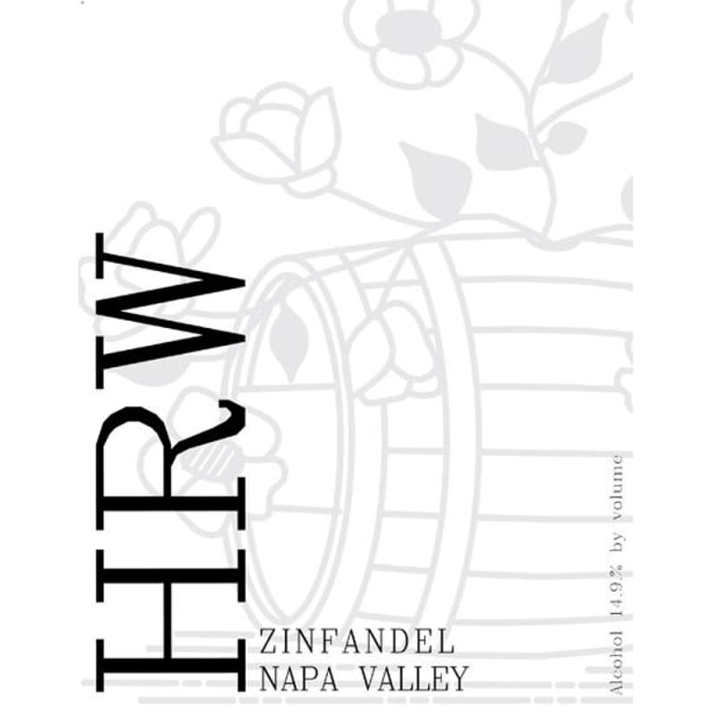 Hendry HRW Zinfandel 2012 Front Label