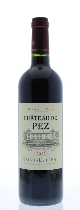 Chateau de Pez 2012 Front Bottle Shot