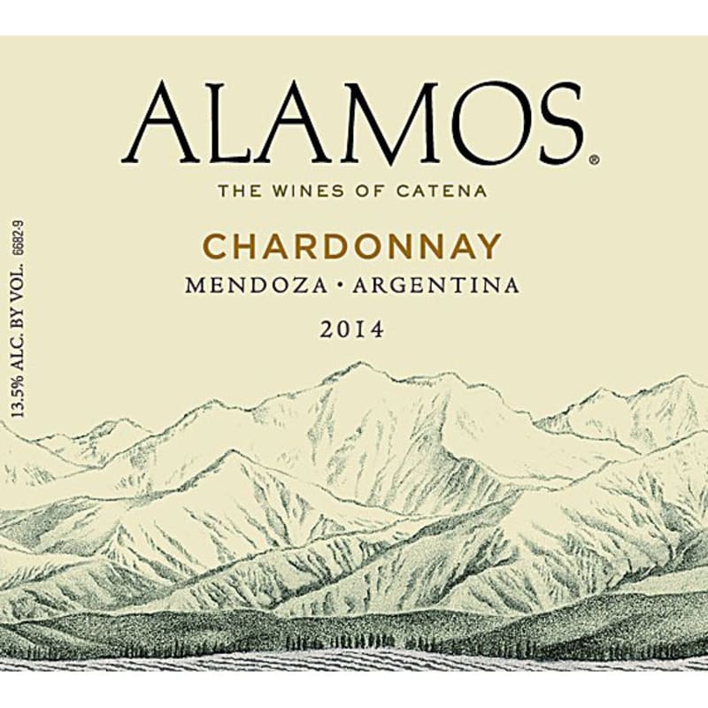 Alamos Chardonnay 2014 Front Label