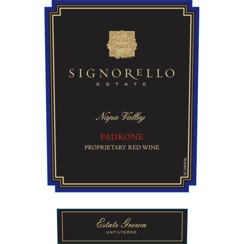 Signorello Padrone Cabernet Sauvignon 2012 Front Label