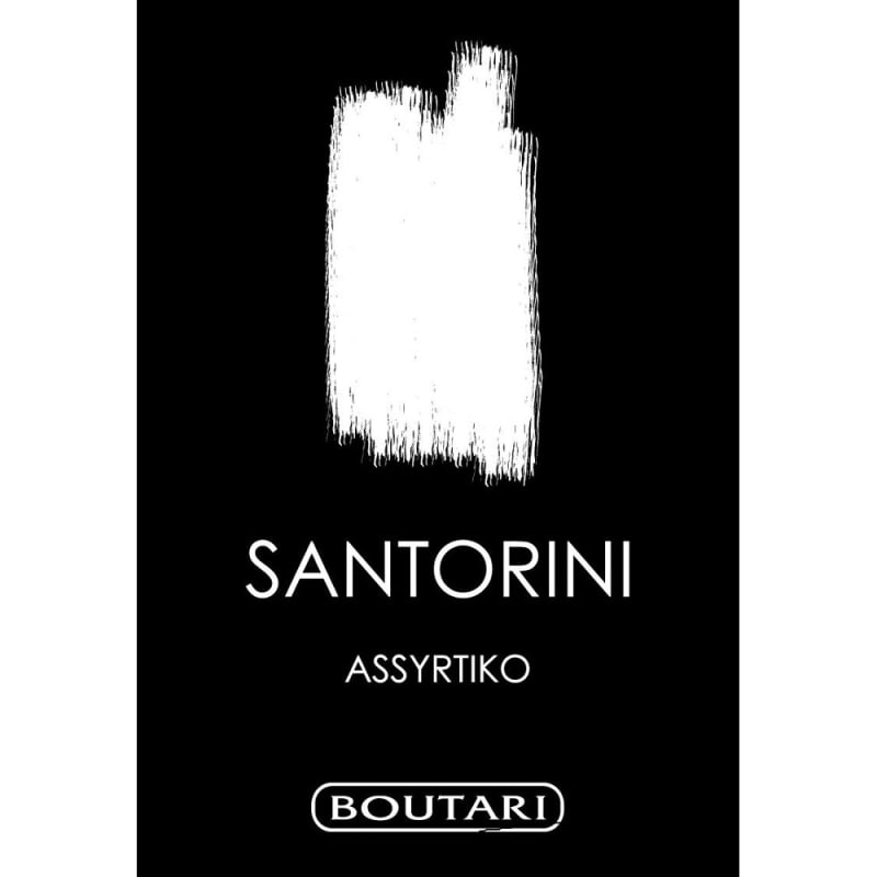 Boutari Santorini 2014 Front Label