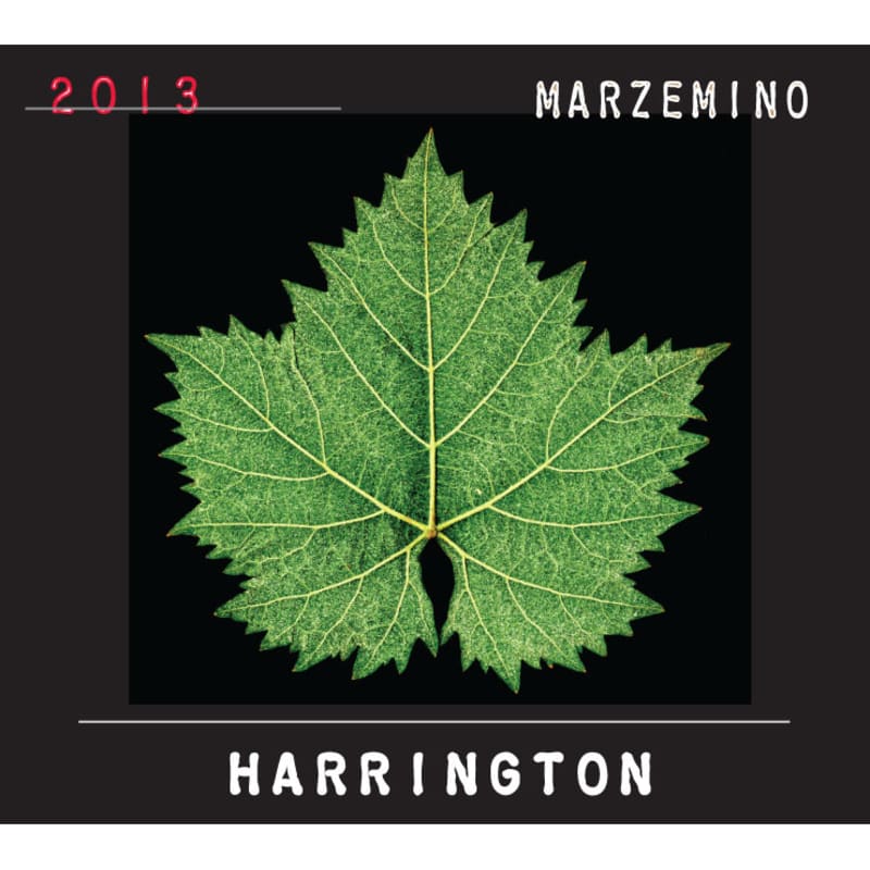 Harrington Hux Vineyard Marzemino 2013 Front Label
