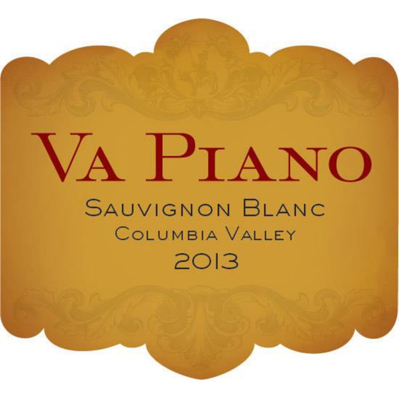 Va Piano Columbia Valley Sauvignon Blanc 2013 Front Label