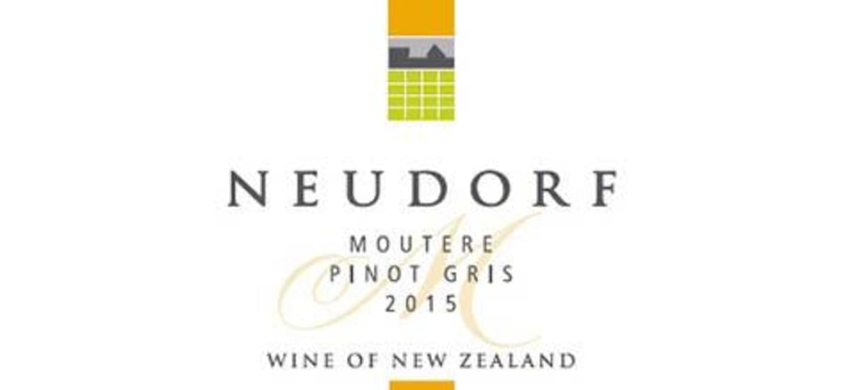 Neudorf Neudorf Moutere Pinot Gris 2015 Front Label