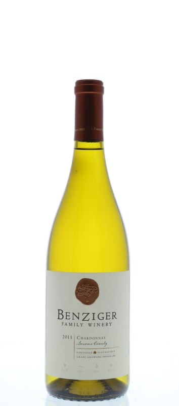 Benziger Sonoma County Chardonnay 2013 Front Bottle Shot