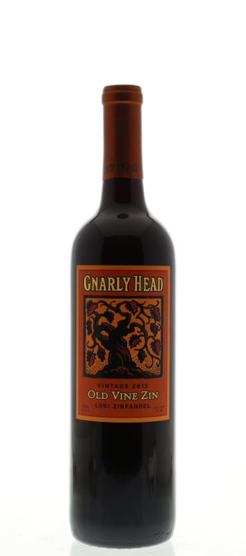 Gnarly Head Old Vine Zinfandel 2013 Front Bottle Shot