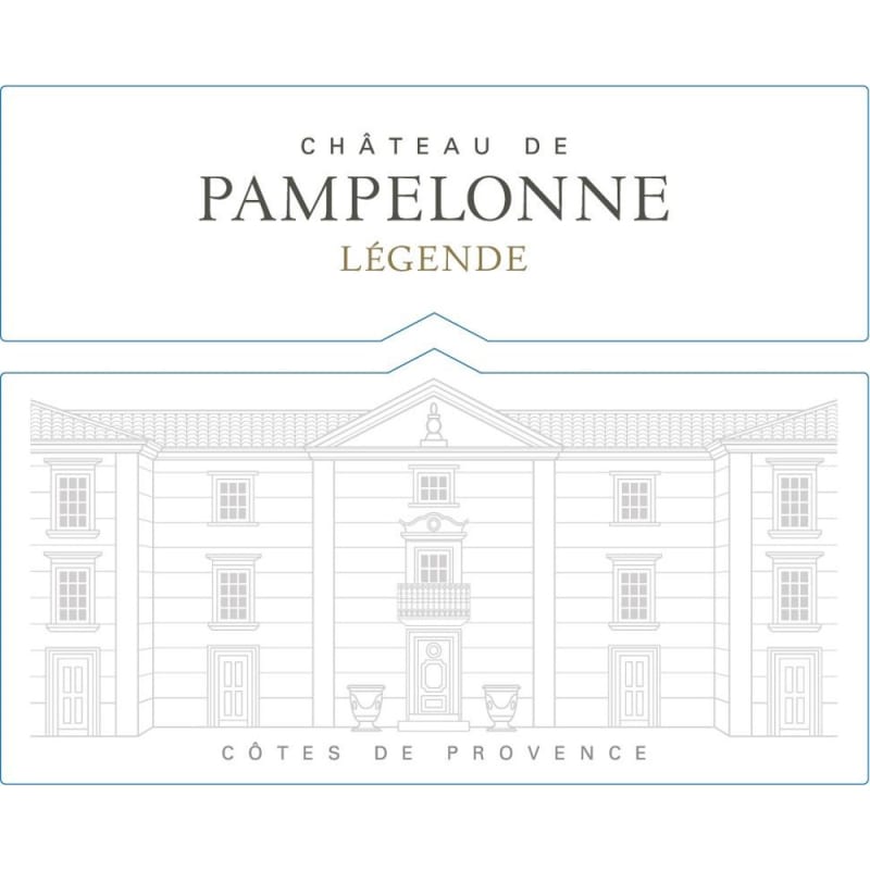 Chateau de Pampelonne Cotes de Provence Legende Rose 2014 Front Label