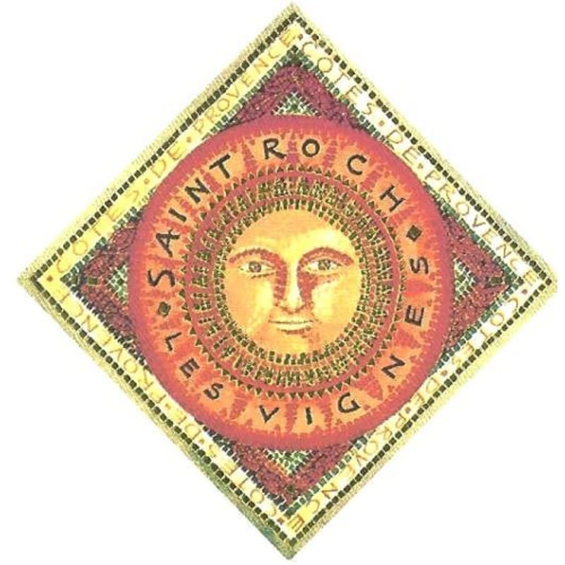 Saint Roch Les Vignes Cotes de Provence Rose 2014 Front Label