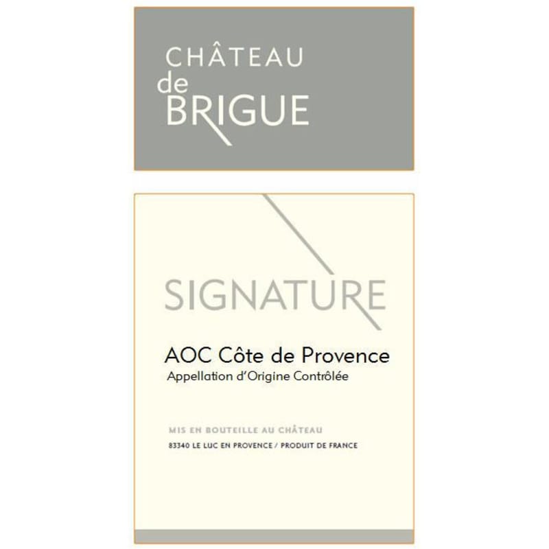 Chateau de Brigue Rose 2014 Front Label