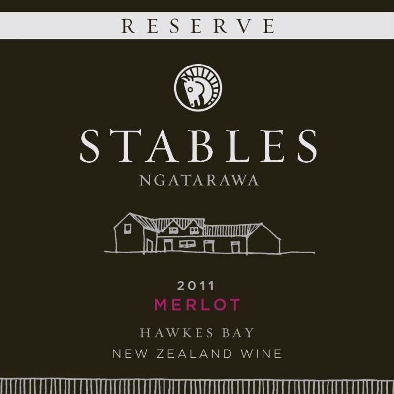 Stables Reserve Merlot 2011 Front Label